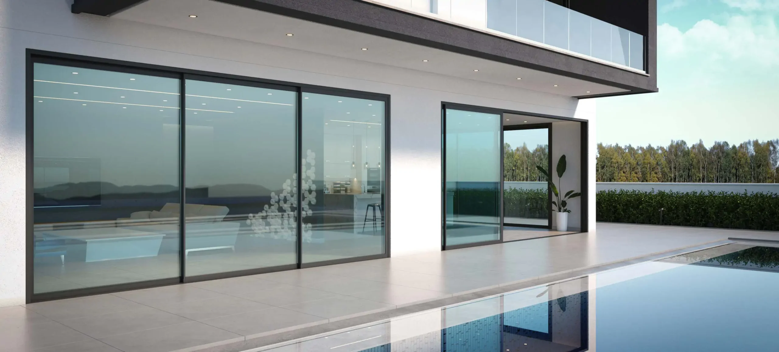 Double-glazed windows